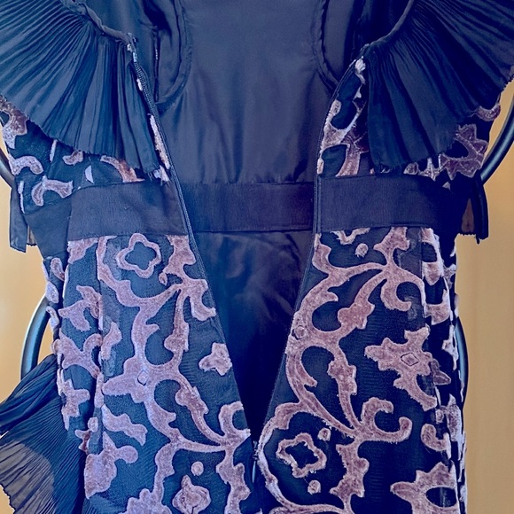 STEVIE MAY ASOS Velvet Applique Mesh Mini Dress - Picture 13 of 13